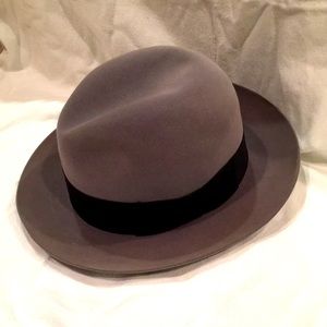 Borsalino Men’s Grey Wool Felt Fedora